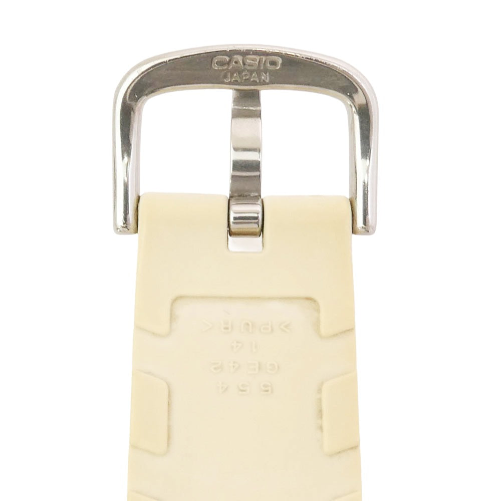 CASIO カシオ × 美少女戦士セーラームーン Baby-G ベビーG デジタル 腕時計 ウォッチ オフホワイト系【中古】