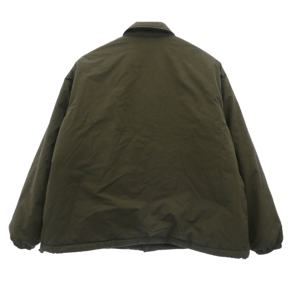 CALEE キャリー MILL CLOTH PADDED JACKET ミル クロス パデッド ジャケット カーキ系 XL【中古】