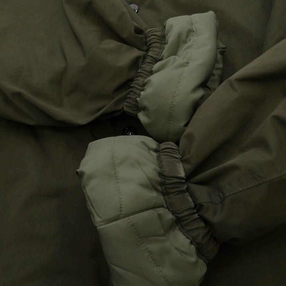 CALEE キャリー MILL CLOTH PADDED JACKET ミル クロス パデッド ジャケット カーキ系 XL【中古】
