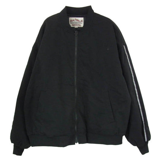 CALEE キャリー 24AW CL-24AW049 CHINO CLOTH REFLECTOR WIDE RIB JACKET チノ クロス リフレクター ワイド リブ ジャケット ブラック系 XL【美品】【中古】