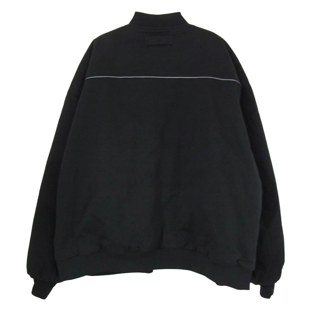 CALEE キャリー 24AW CL-24AW049 CHINO CLOTH REFLECTOR WIDE RIB JACKET チノ クロス リフレクター ワイド リブ ジャケット ブラック系 XL【美品】【中古】