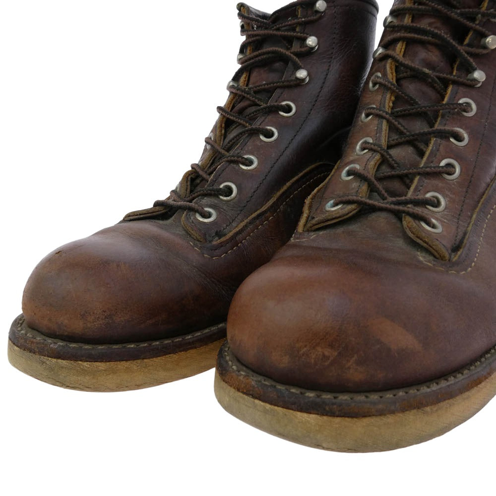 RED WING レッドウィング 2906 LINEMAN BOOTS ラインマン ブーツ ブラウン系 US8.5【中古】