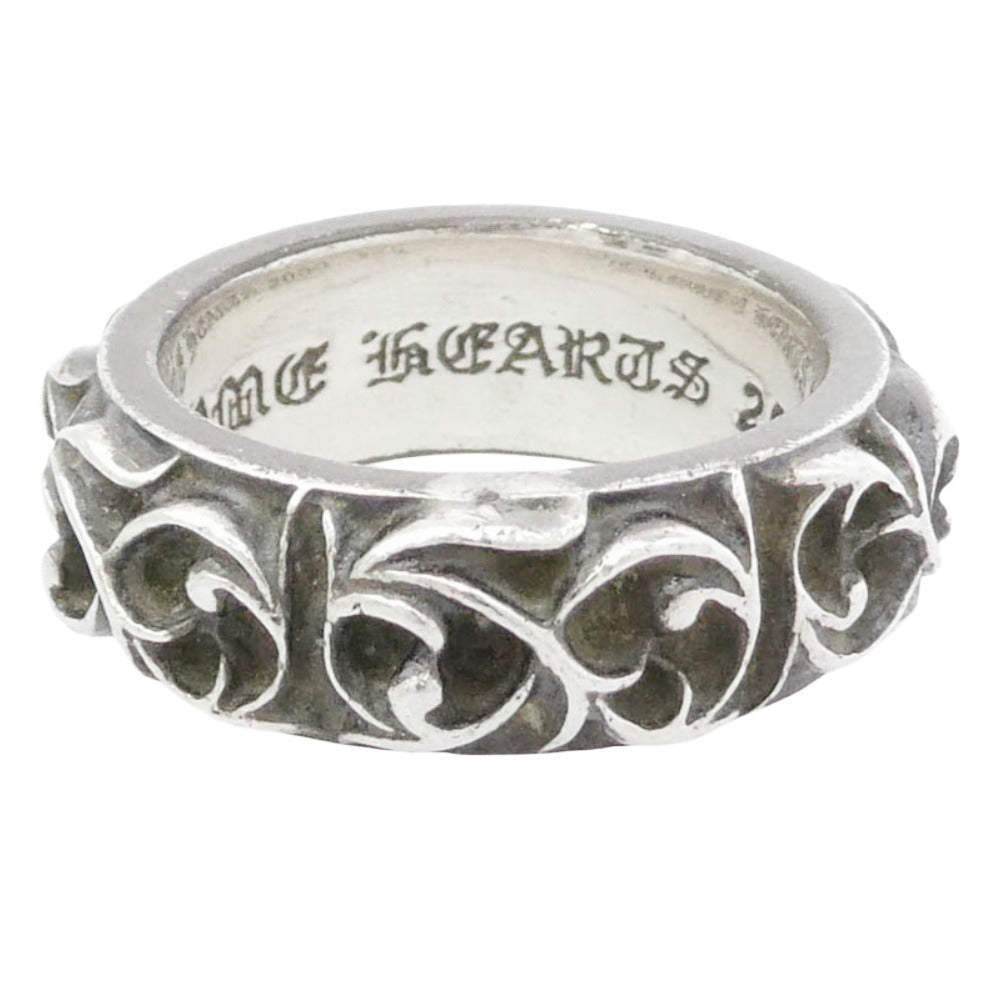 CHROME HEARTS クロムハーツ（原本無） ETRNITY VINE BAND エタニティ ヴァイン バンド リング シルバー シルバー系 約15.5号【中古】