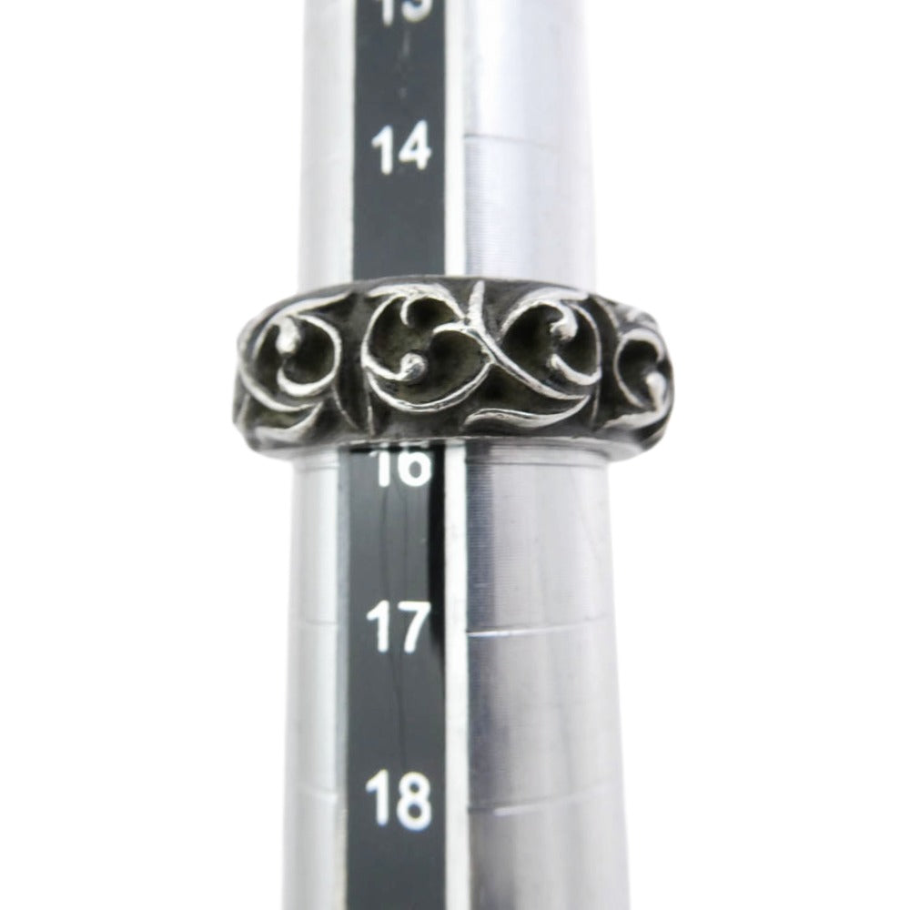 CHROME HEARTS クロムハーツ（原本無） ETRNITY VINE BAND エタニティ ヴァイン バンド リング シルバー シルバー系 約15.5号【中古】