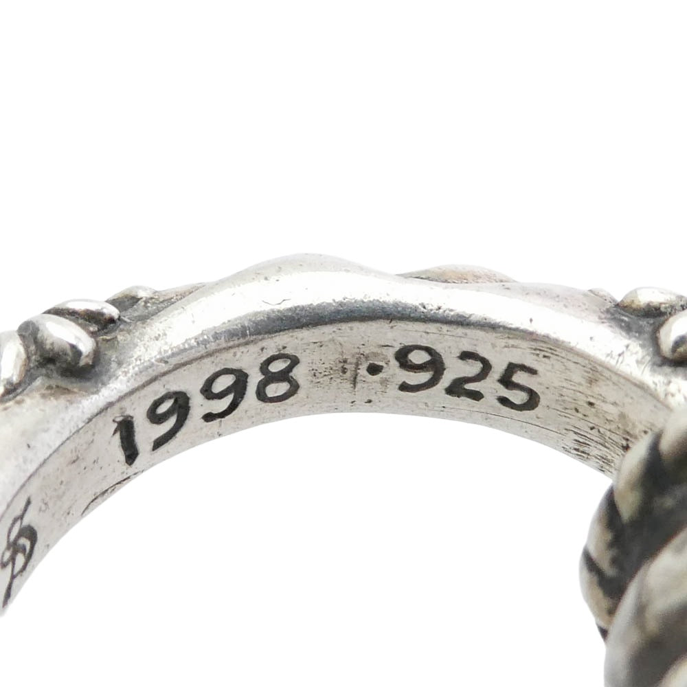 CHROME HEARTS クロムハーツ（原本無） EWLP SBT アイウェアループ SBTバンド Wレザー ブレード シルバー ネックレス ブラック系 シルバー系【中古】