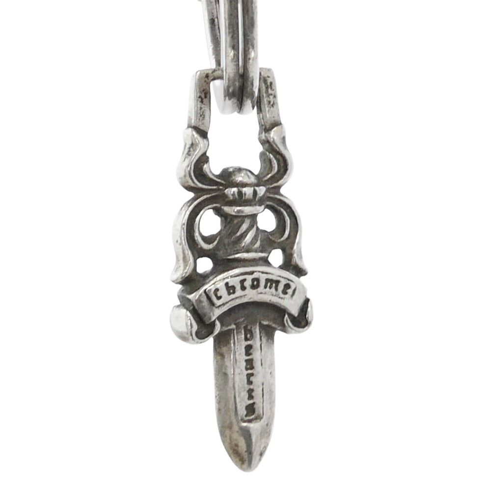 CHROME HEARTS クロムハーツ（原本無） CELTIC ROLLER&No5 DGGR ケルティックローラー ケルティックボール ダガー キーチェーン シルバー系【中古】
