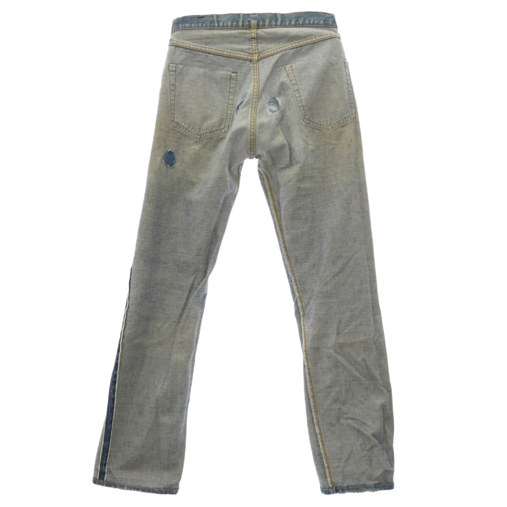 Levi's リーバイス 501 66前期 small e ボタン裏刻印6 平行ステッチ デニム パンツ インディゴブルー系 表記無し【中古】