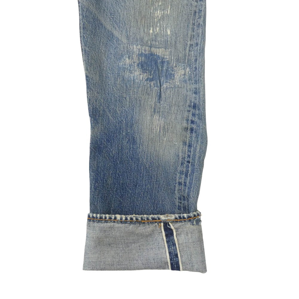 Levi's リーバイス 501 66前期 BIG E ボタン裏刻印6 平行ステッチ デニム パンツ インディゴブルー系 表記無し【中古】