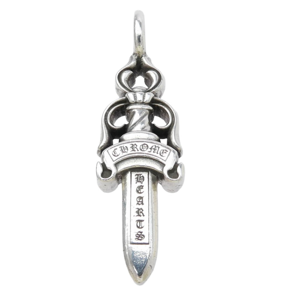 CHROME HEARTS クロムハーツ（原本無） DOUBLE DAGGER ダブルダガー ペンダント シルバー ネックレス トップ シルバー系【中古】