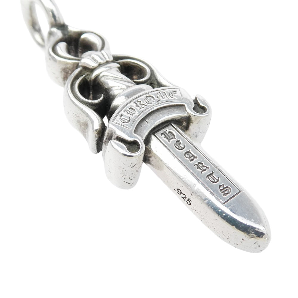 CHROME HEARTS クロムハーツ（原本無） DOUBLE DAGGER ダブルダガー ペンダント シルバー ネックレス トップ シルバー系【中古】