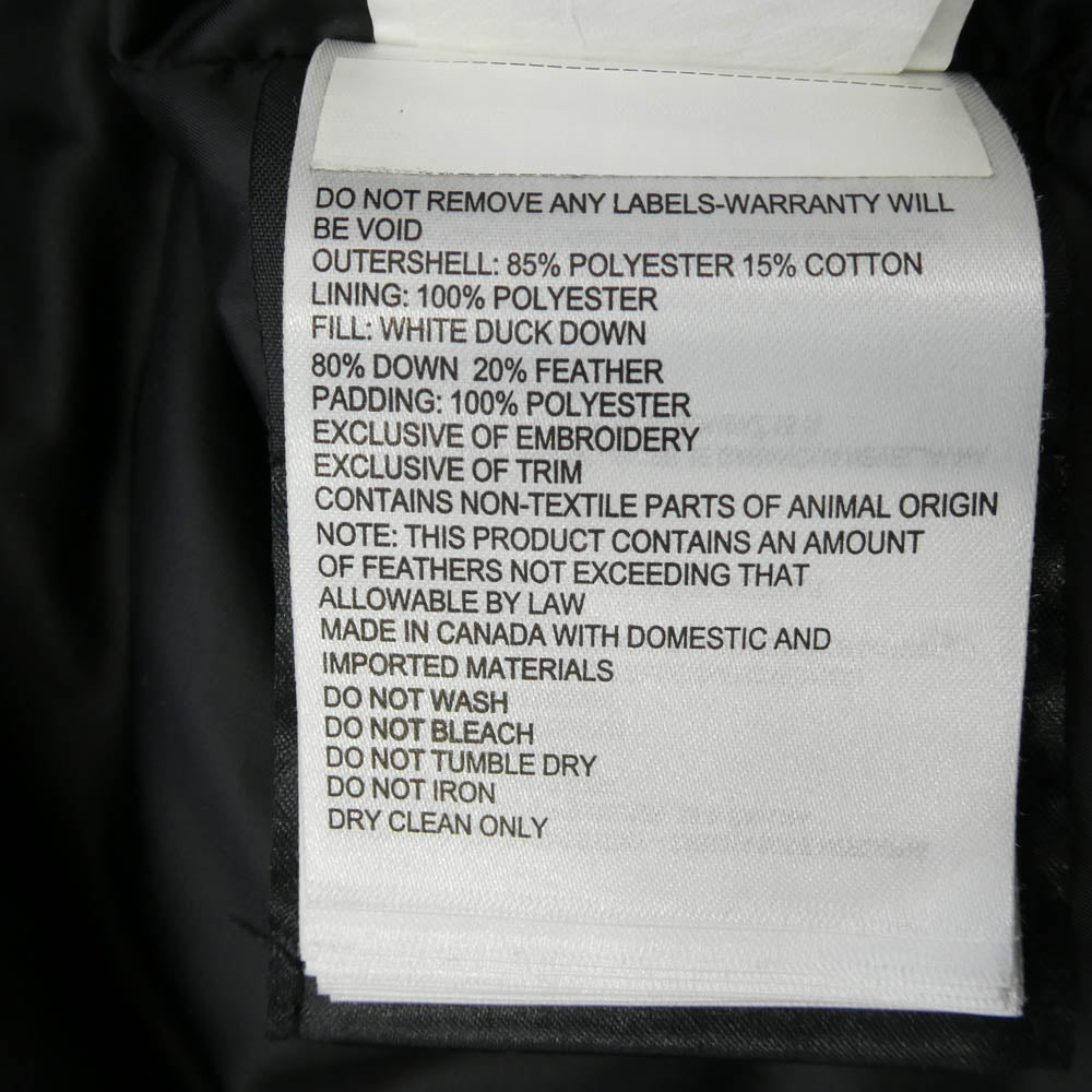 CANADA GOOSE カナダグース 4550MB MAITLAND PARKA BLACK LABEL ブラックレーベル メイトランドパーカー ブラック系 M【中古】