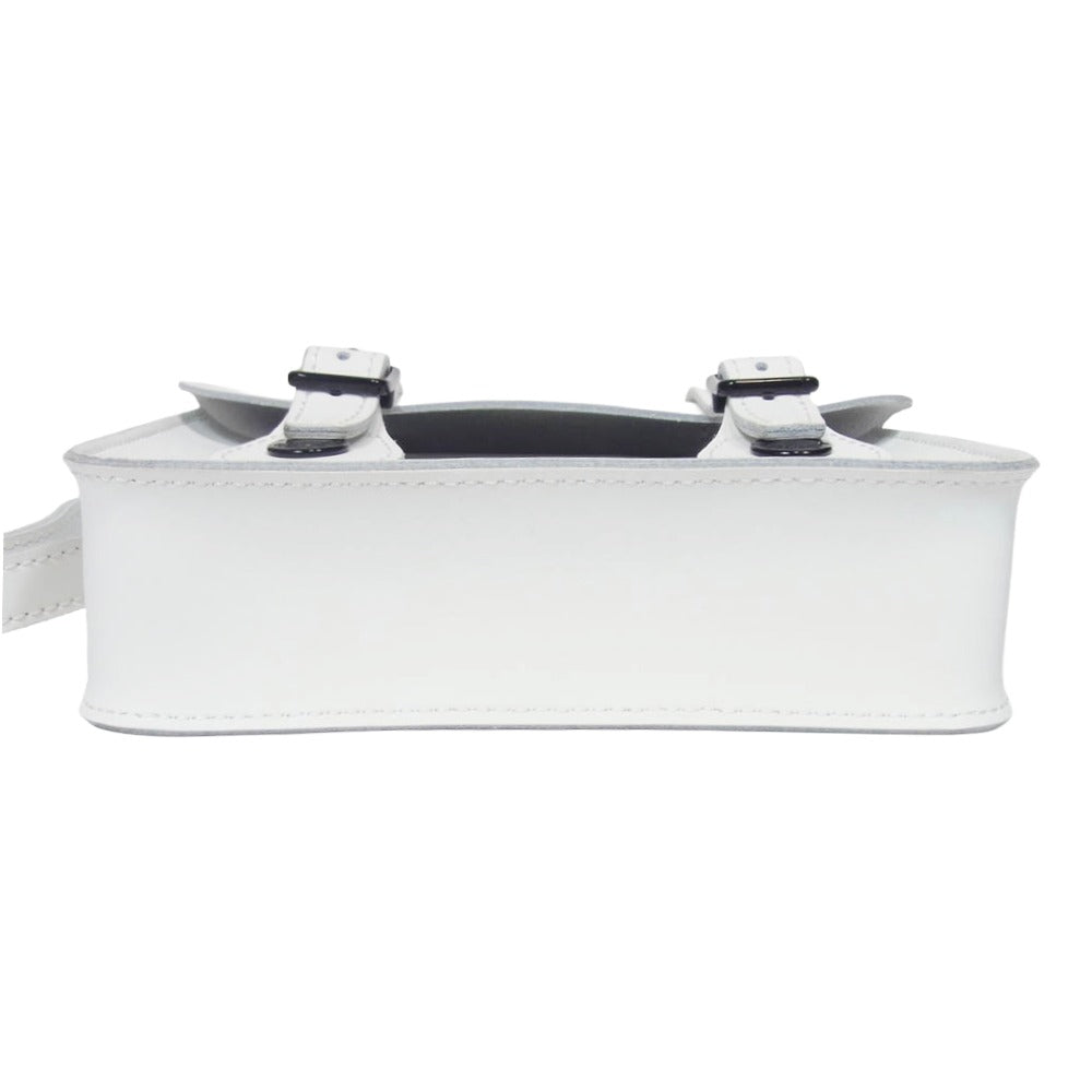 Dr.Martens ドクターマーチン AC917122 7 インチ サッチェル レザー ショルダー バッグ ホワイト系【新古品】【未使用】【中古】