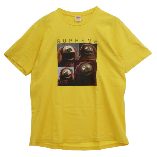 Supreme シュプリーム 24SS rowlf tee ロルフ プリント Tシャツ イエロー系 L【極上美品】【中古】