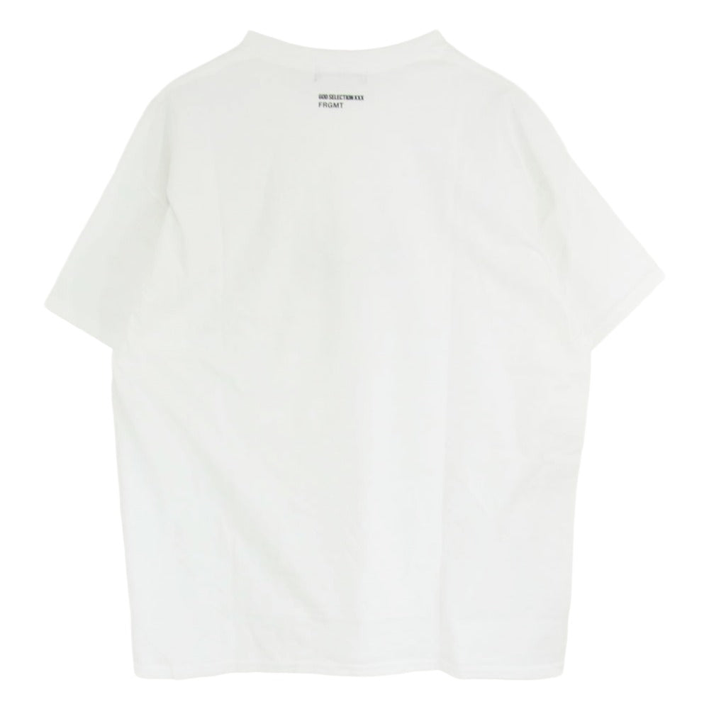 GOD SELECTION XXX ゴッドセレクション GX-S25-12FST-05 FRAGMENT T-Shirt フラグメント Tシャツ ホワイト系 XL【新古品】【未使用】【中古】