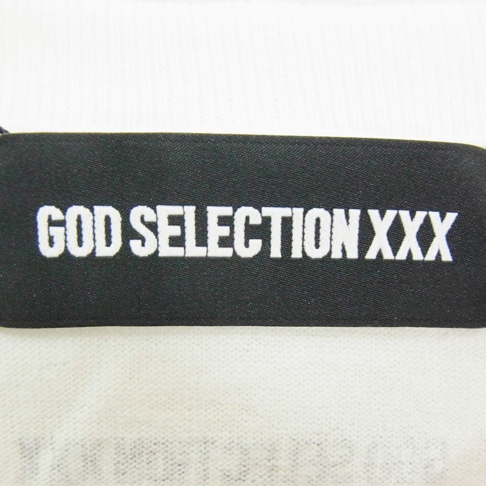 GOD SELECTION XXX ゴッドセレクション GX-S25-12FST-05 FRAGMENT T-Shirt フラグメント Tシャツ ホワイト系 XL【新古品】【未使用】【中古】
