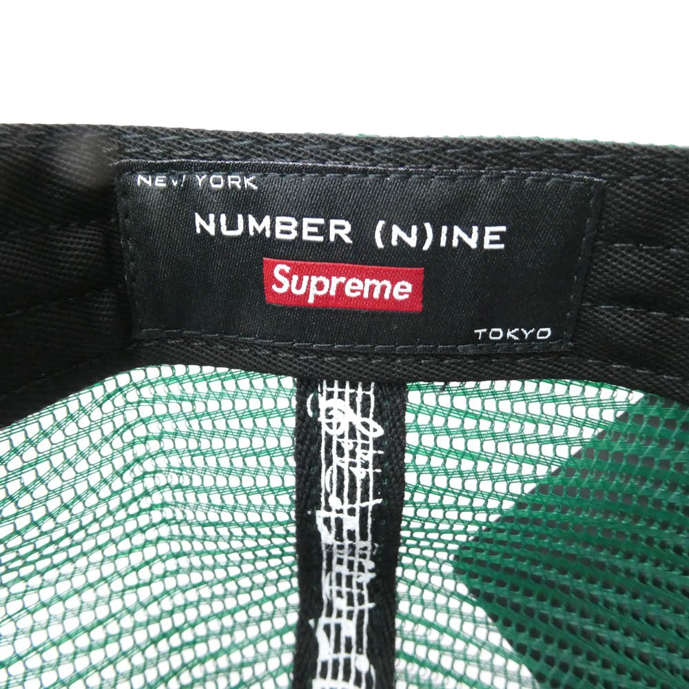 Supreme シュプリーム 25AW Number (N)ine Mickey Mouse Mesh Back 5-Panel ナンバーナイン ミッキーマウス メッシュ キャップ グリーン系 Free【新古品】【未使用】【中古】