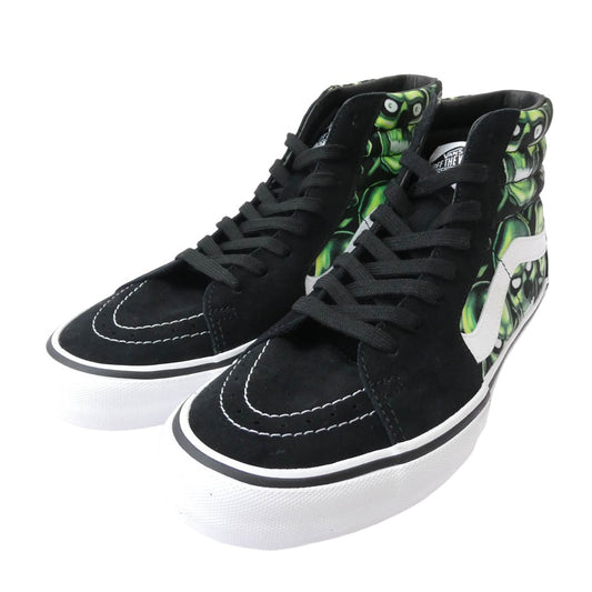 Supreme シュプリーム 18SS skull pile sk8-hi バンズ スカル パイル スケート ハイ スニーカー ブラック系 27.5cm【極上美品】【中古】