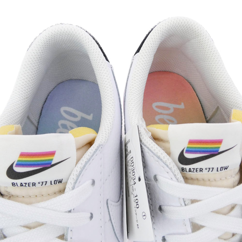 NIKE ナイキ DD3034-100 BLAZER LOW BE TRUE ブレーザー ロー スニーカー ホワイト系 27cm【美品】【中古】