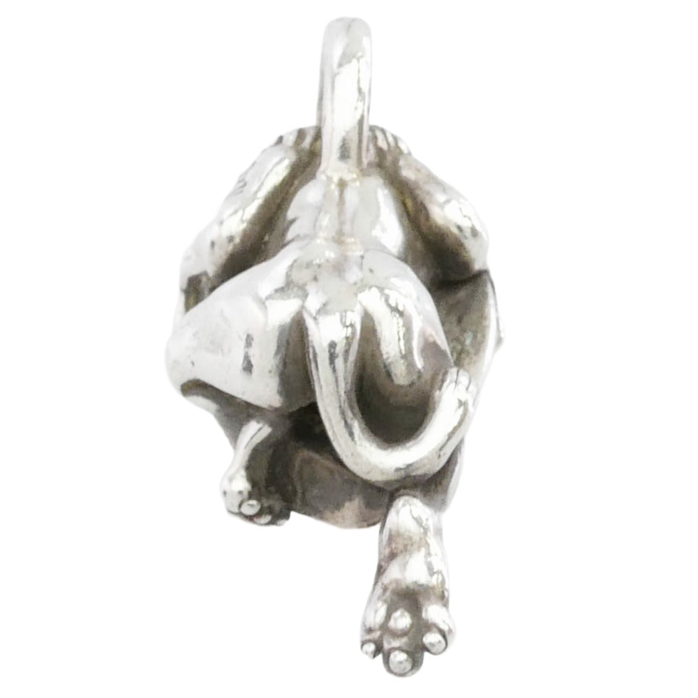 Justin Davis ジャスティンデイビス SPJ523 REGAL LION リーガルライオン オニキス シールド ペンダントトップ シルバー系【中古】