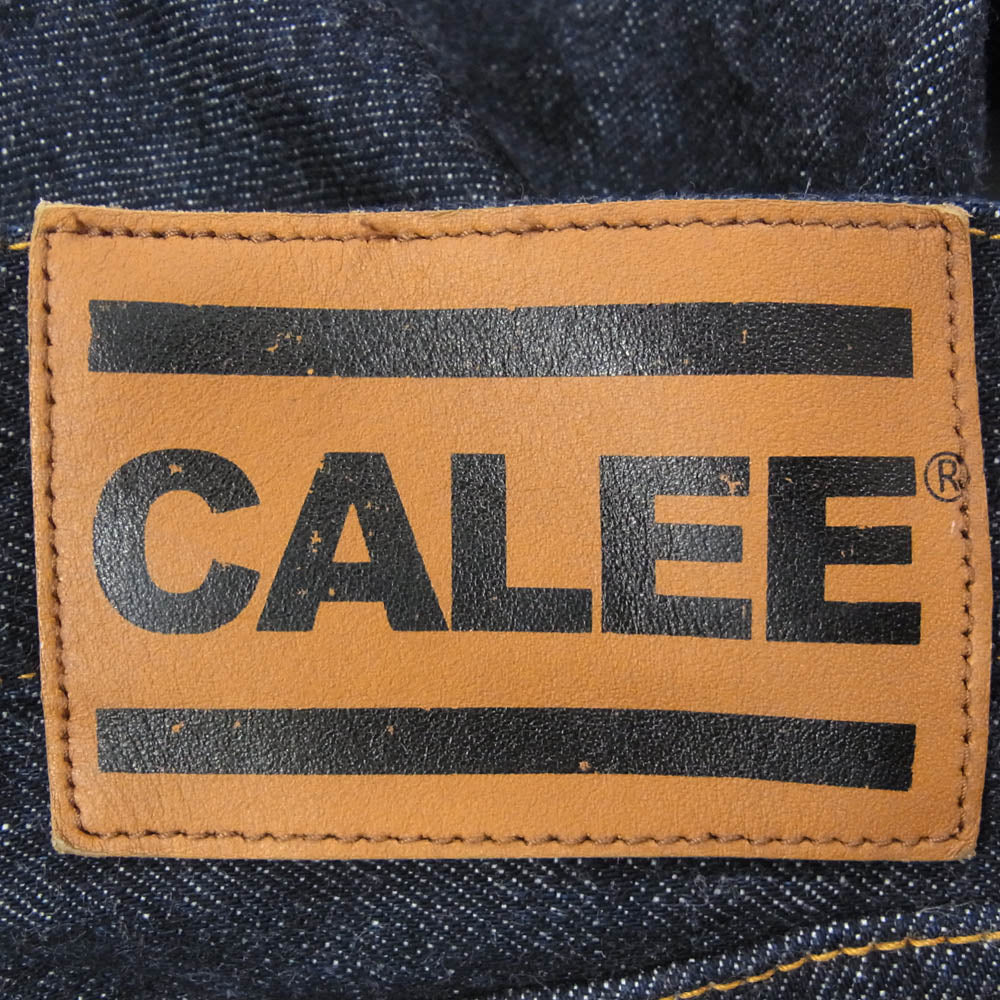 CALEE キャリー 26SS CL-26SS011 VINTAGE REPRODUCT DENIM PANTS ヴィンテージ リプロダクト デニム パンツ インディゴブルー系 36【中古】