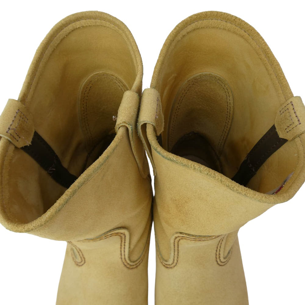 RED WING レッドウィング 8168 PECOS BOOTS ペコス ブーツ ベージュ系 US9.5【中古】
