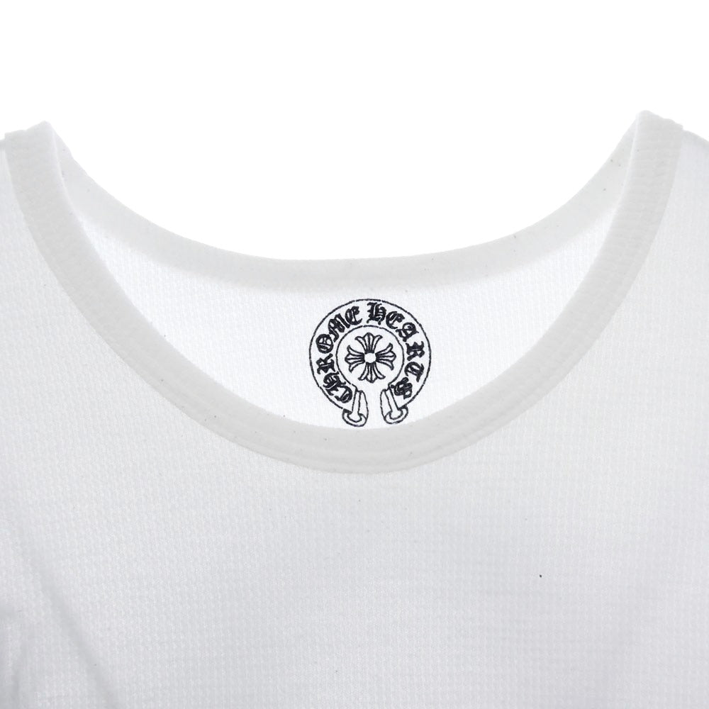 CHROME HEARTS クロムハーツ（原本無） ホースシュー CHプラス サーマル ロングスリーブ 長袖 カットソー ホワイト系 M【中古】