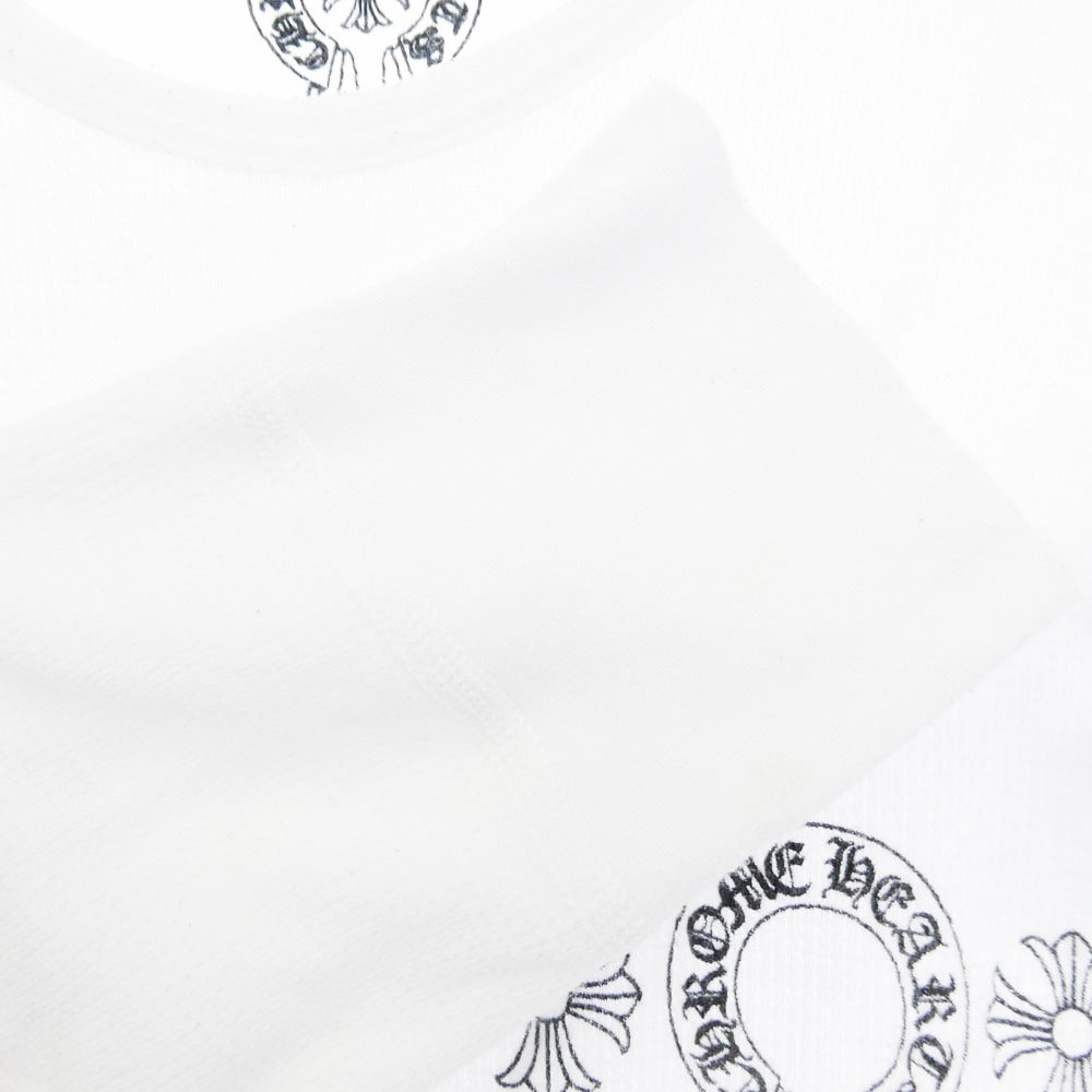 CHROME HEARTS クロムハーツ（原本無） ホースシュー CHプラス サーマル ロングスリーブ 長袖 カットソー ホワイト系 M【中古】