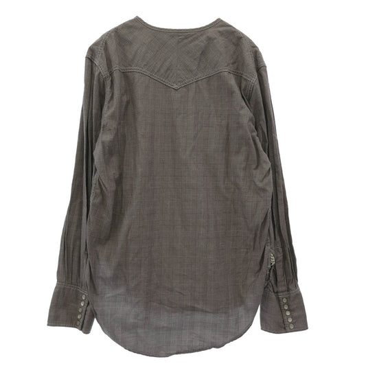 Levi's リーバイス Lefty Jean 宮下貴裕 倉石一樹 千鳥柄 長袖 シャツ グレー系 M【中古】