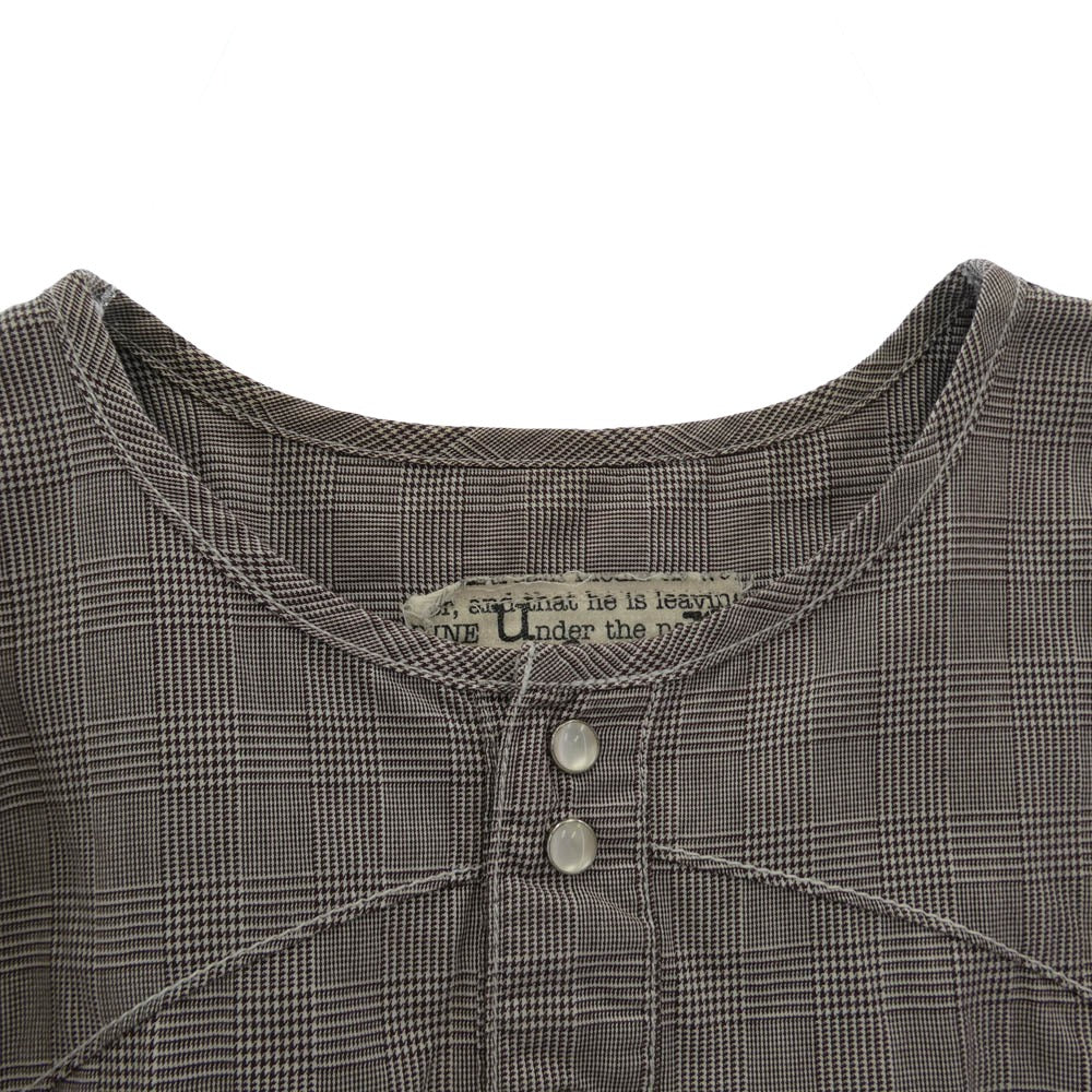 Levi's リーバイス Lefty Jean 宮下貴裕 倉石一樹 千鳥柄 長袖 シャツ グレー系 M【中古】
