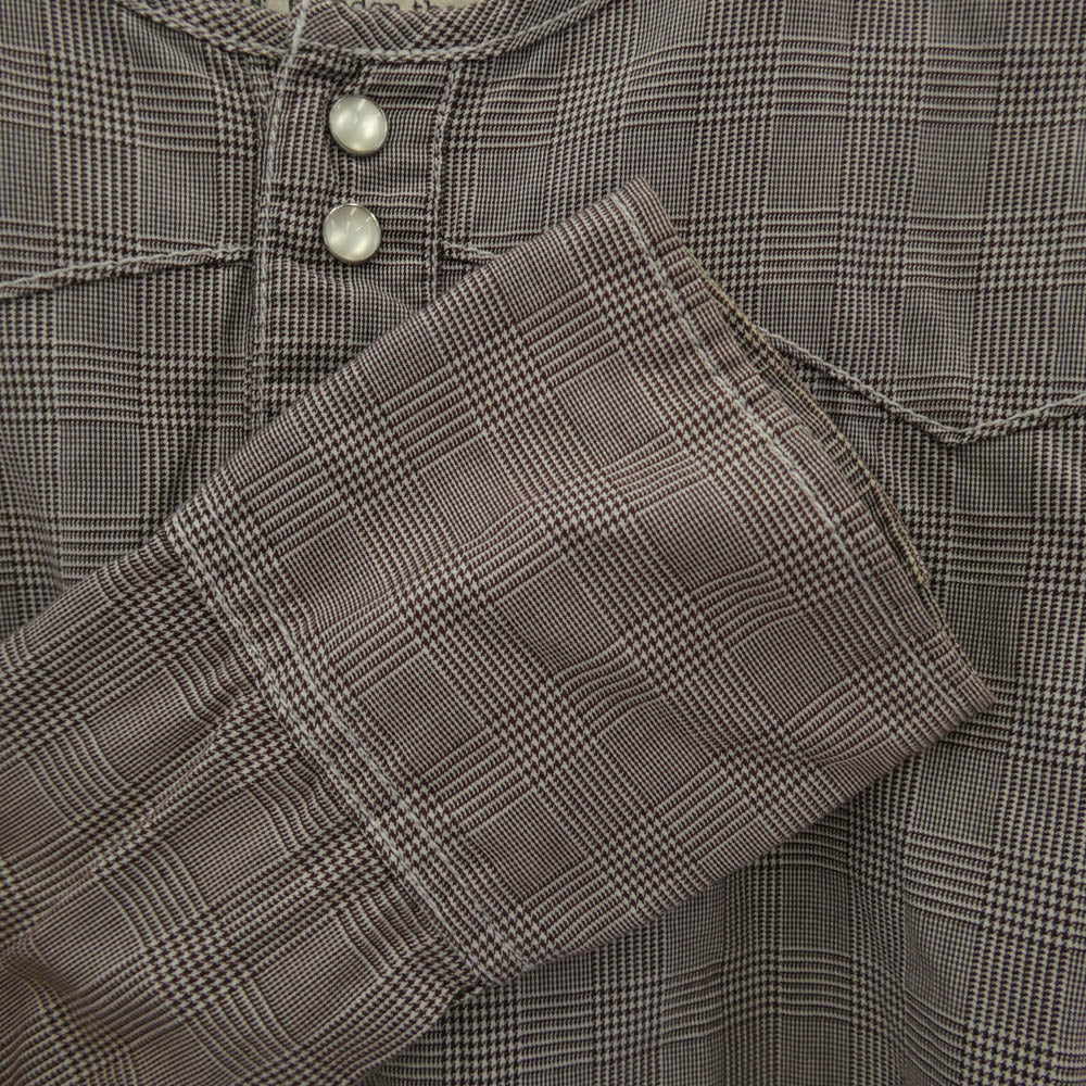 Levi's リーバイス Lefty Jean 宮下貴裕 倉石一樹 千鳥柄 長袖 シャツ グレー系 M【中古】