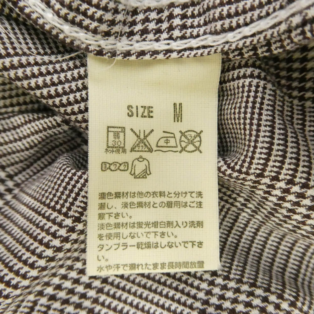 Levi's リーバイス Lefty Jean 宮下貴裕 倉石一樹 千鳥柄 長袖 シャツ グレー系 M【中古】