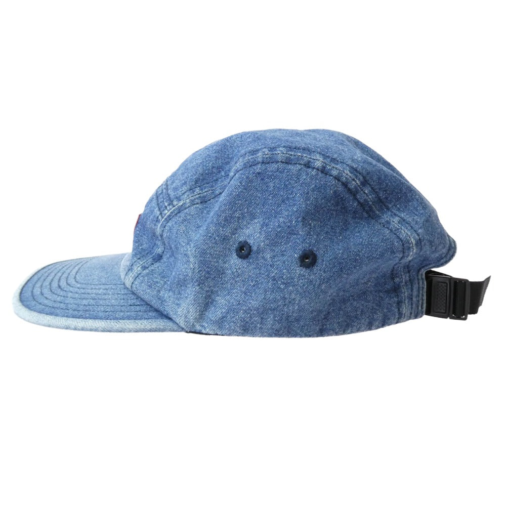 Supreme シュプリーム Denim Camp Cap ボックスロゴ インディゴ デニム