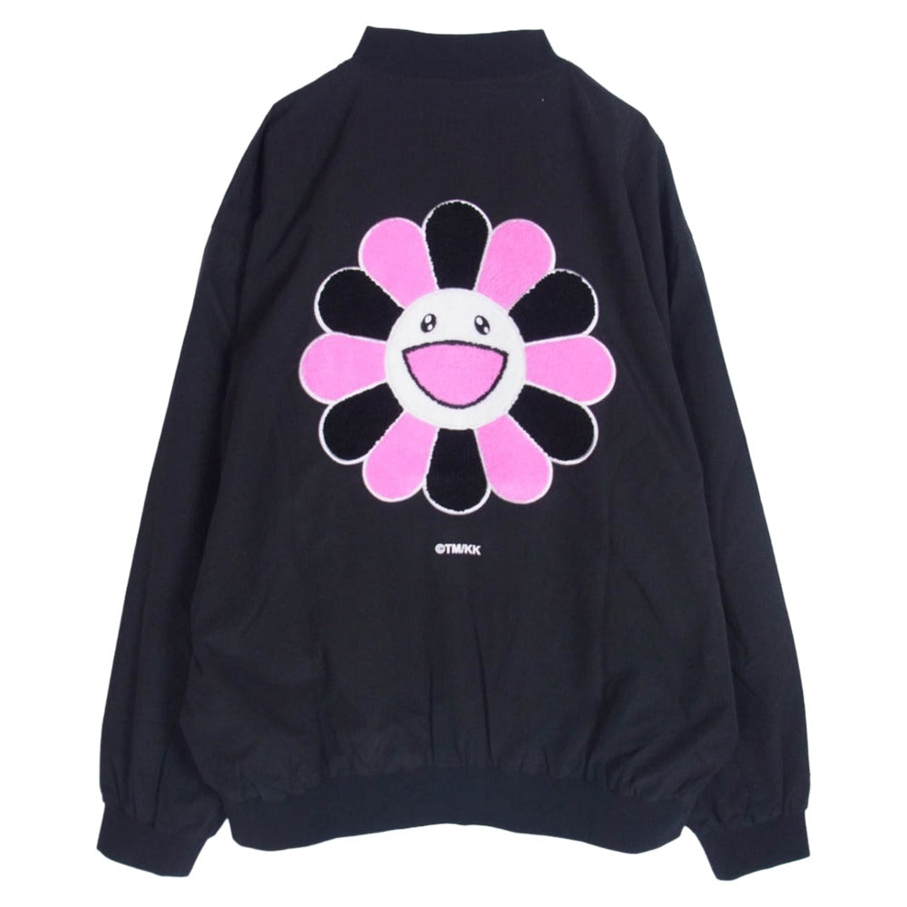 村上隆 × BLACKPINK ブラックピンク カイカイキキ リップストップ ボンバー ジャケット ブルゾン ダークグレー系 XL【中古】