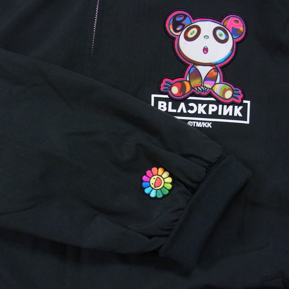 村上隆 × BLACKPINK ブラックピンク カイカイキキ リップストップ ボンバー ジャケット ブルゾン ダークグレー系 XL【中古】