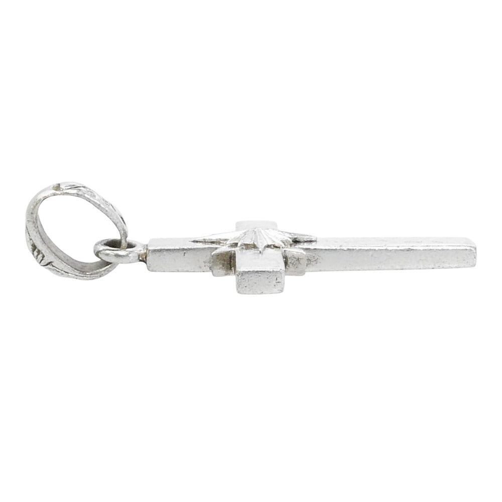 SAAD サード 太陽神 クロス ペンダントトップ シルバー系【中古】