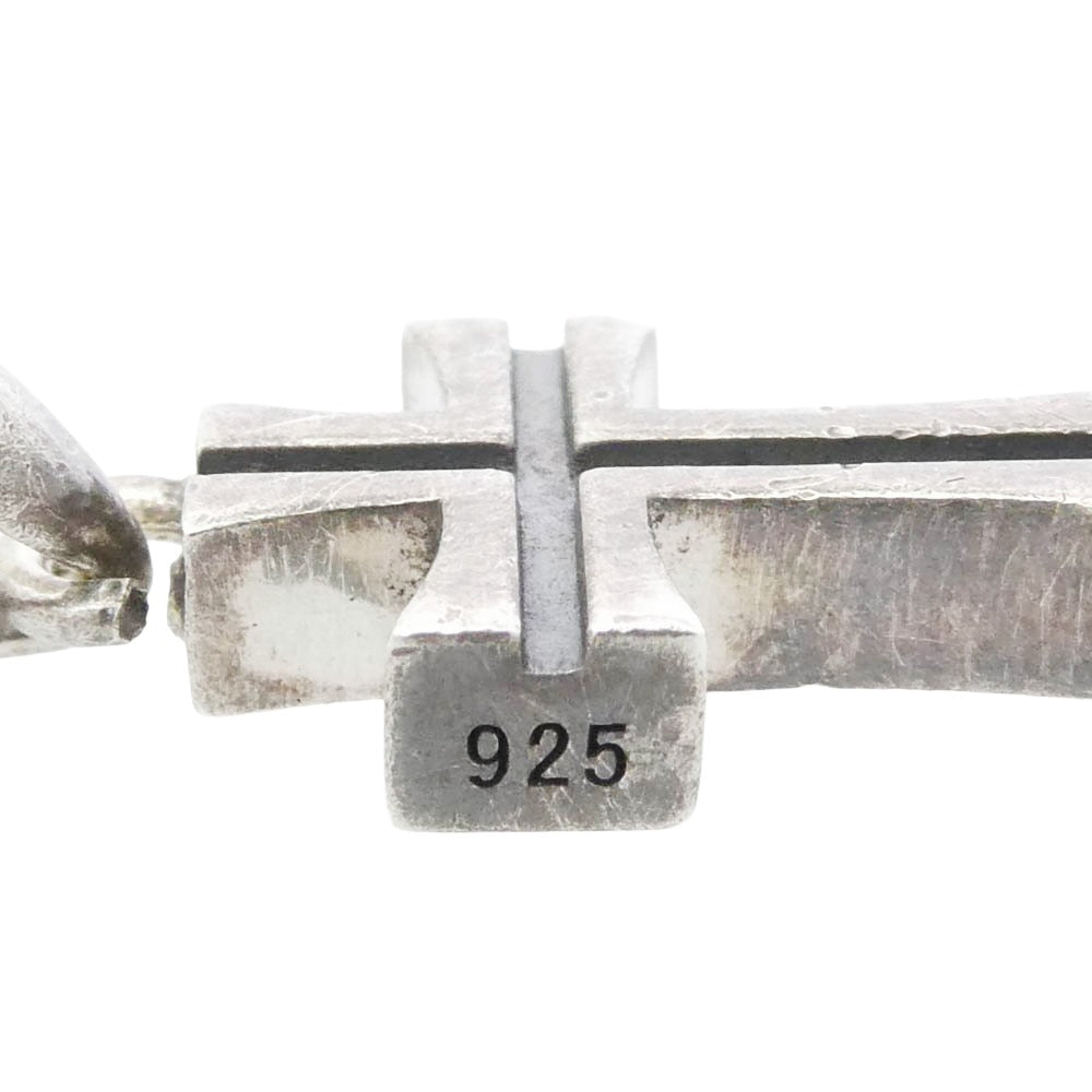 Justin Davis ジャスティンデイビス SPJ436 DOUBLE DATE ダブルデイト クロス ペンダントトップ シルバー系【中古】