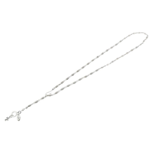 Justin Davis ジャスティンデイビス SNJ125 Tiny Cross Chain タイニークロス チェーン 45cm シルバー系【中古】