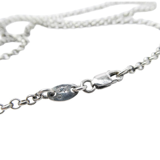 CHROME HEARTS クロムハーツ（原本無） 18inch NECKCHAIN R18 ロールチェーン ネックレス シルバー系【中古】