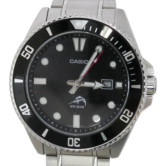 CASIO カシオ MDV-106 ダイバーズウォッチ 腕時計 シルバー系【中古】