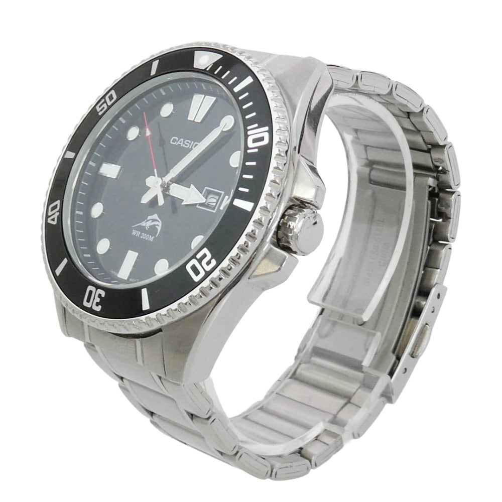 CASIO カシオ MDV-106 ダイバーズウォッチ 腕時計 シルバー系【中古】