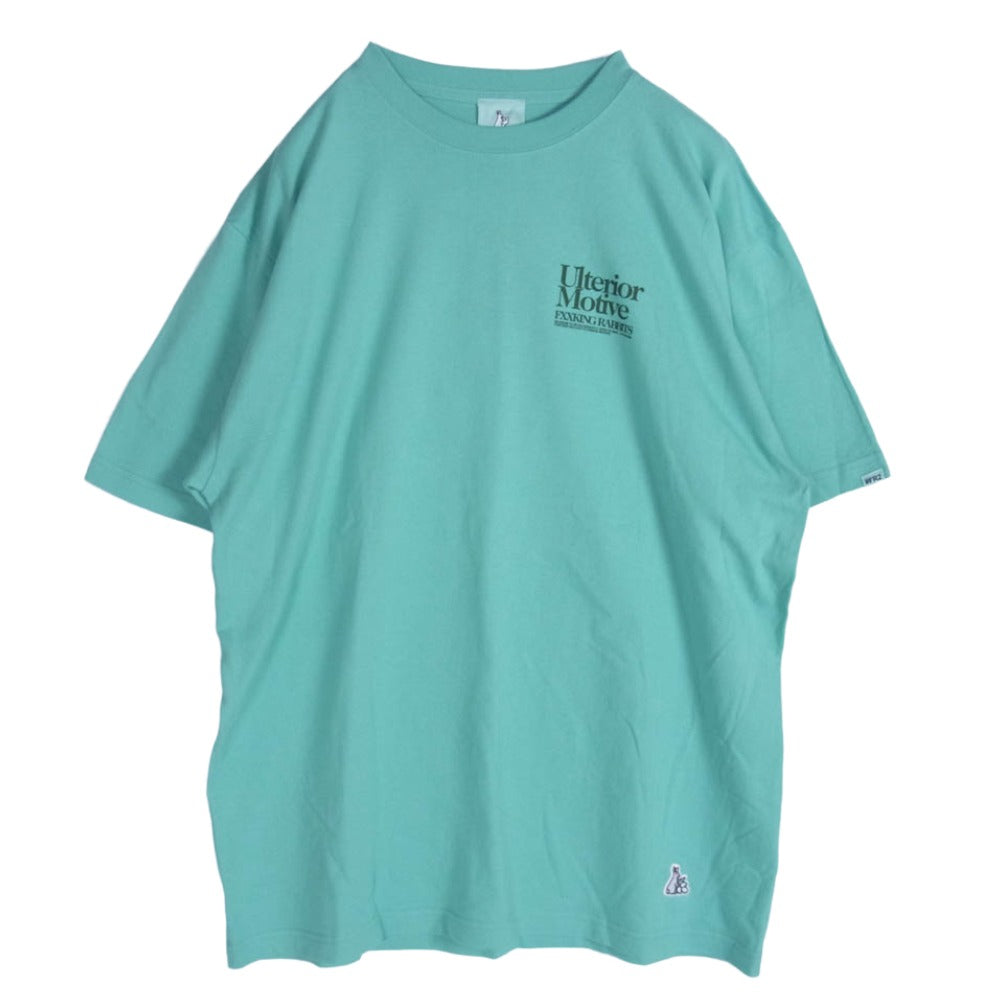 #FR2 エフアールツー FRC3304 Ulterior Motive 半袖 Tシャツ カットソー ライトブルー系 L【極上美品】【中古】