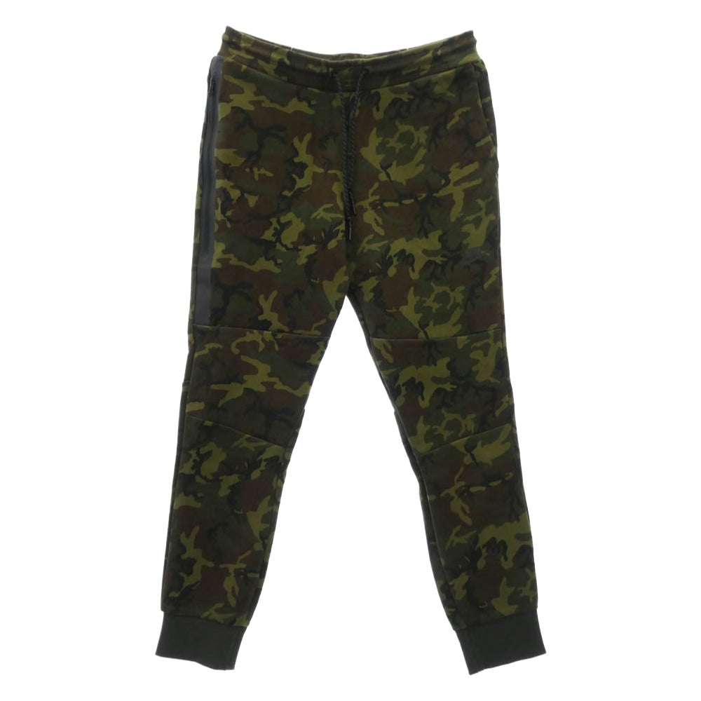 NIKE ナイキ 678951-355/682853-355 TECH FLEECE テックフリース ジャケット ジョガーパンツ セットアップ カモフラージュ系 L / XL【中古】
