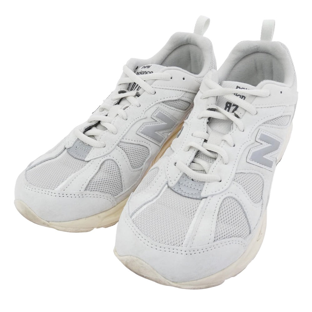 NEW BALANCE ニューバランス CM878MA1 ローカット スニーカー オフホワイト系 27cm【中古】