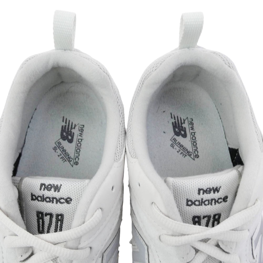 NEW BALANCE ニューバランス CM878MA1 ローカット スニーカー オフホワイト系 27cm【中古】