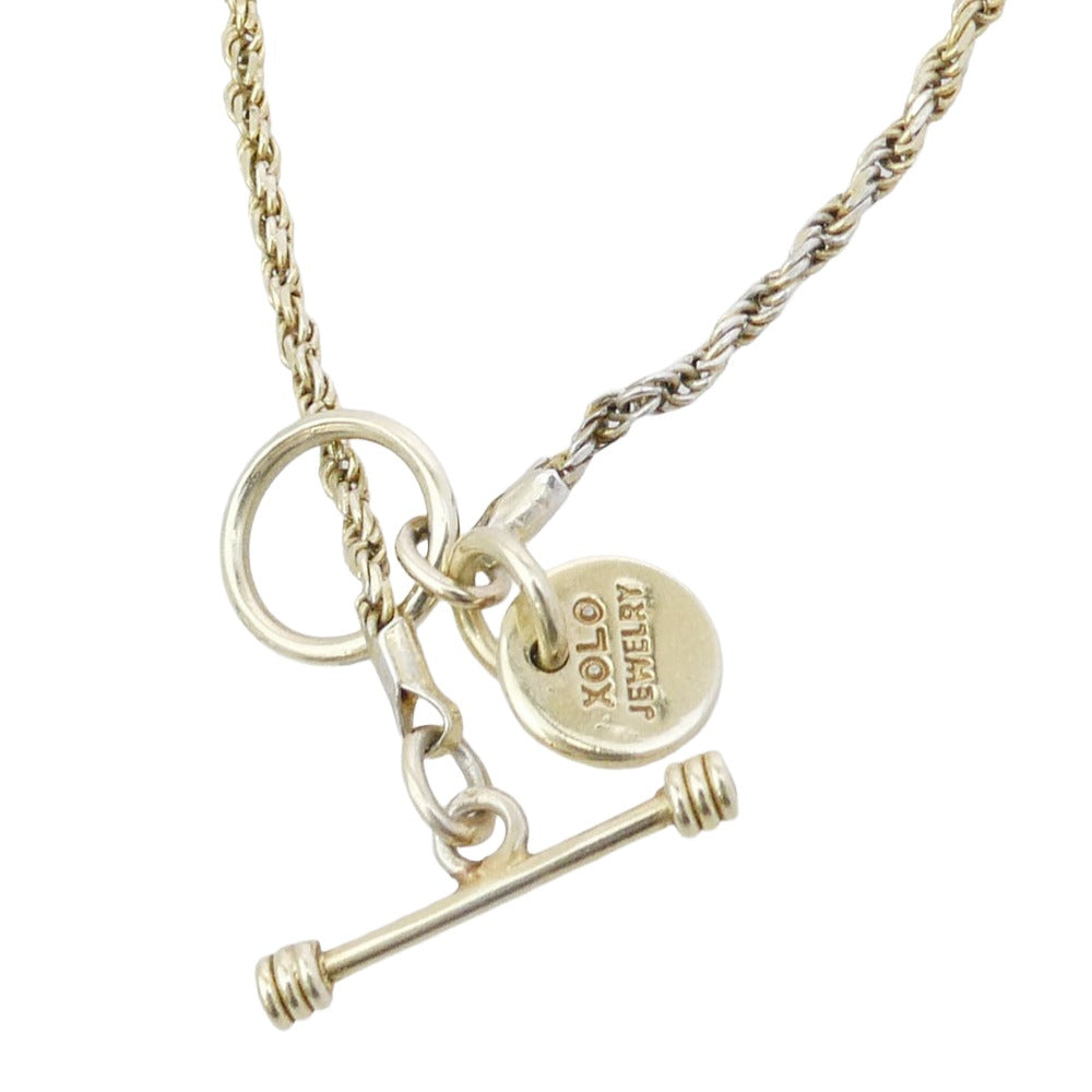 ショロ ジュエリー シルバー925 ネックレス ゴールド系【中古