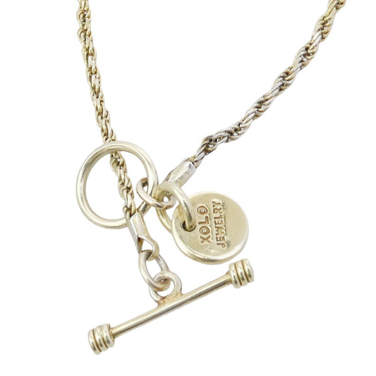 ショロ ジュエリー シルバー925 ネックレス ゴールド系【中古】