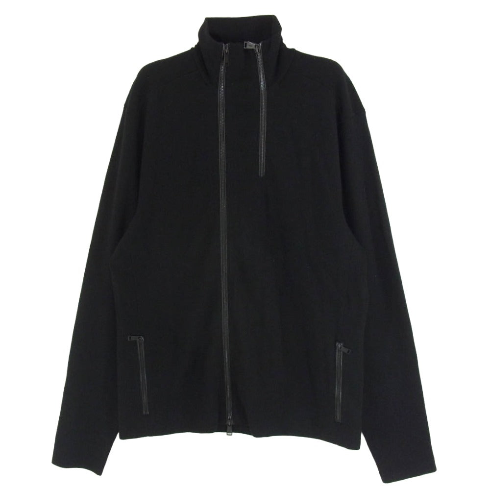 RALPH LAUREN ラルフローレン サマーニット ジップアップ ドライバーズ ニット カーディガン ブラック系 L【中古】