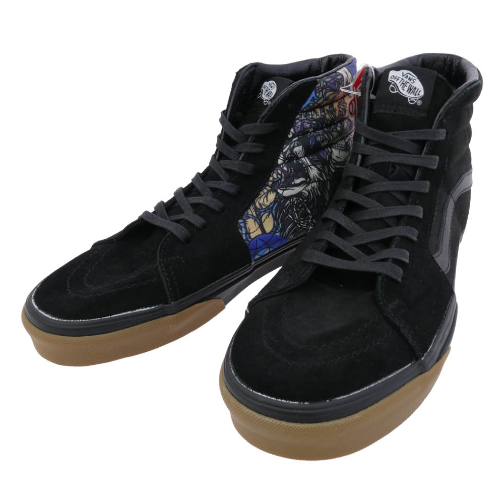 VANS バンズ 500714 × SCHOPH ショフ SK8-HI スケートハイ スニーカー ブラック系 27cm【美品】【中古】