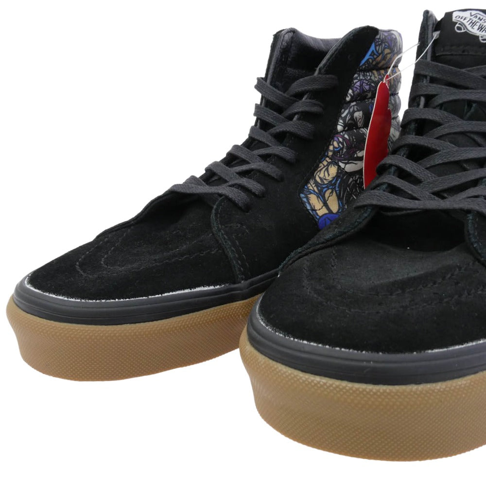 VANS バンズ 500714 × SCHOPH ショフ SK8-HI スケートハイ スニーカー ブラック系 27cm【美品】【中古】