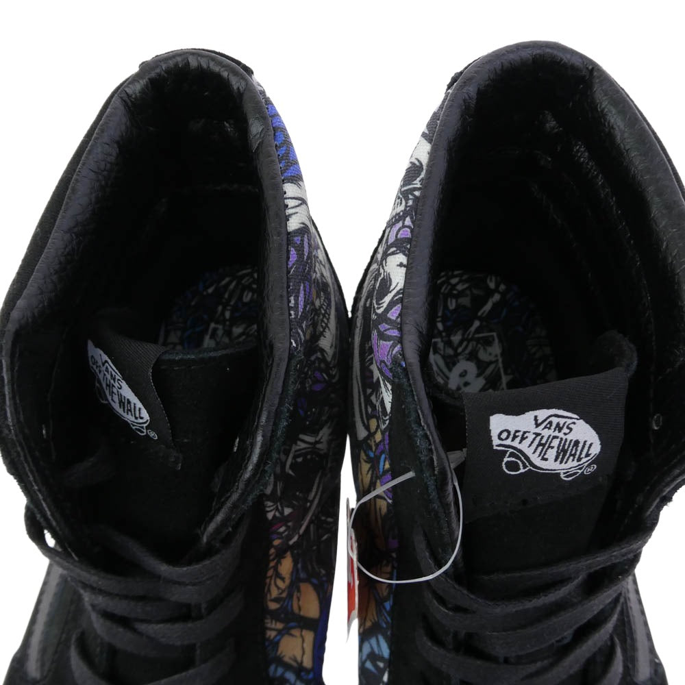 VANS バンズ 500714 × SCHOPH ショフ SK8-HI スケートハイ スニーカー ブラック系 27cm【美品】【中古】